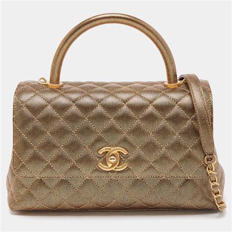 coco chanel top handle bag|Chanel coco top handle small.